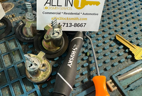 All In 1 Locksmiths, featuring some of their tools for locsmith services.