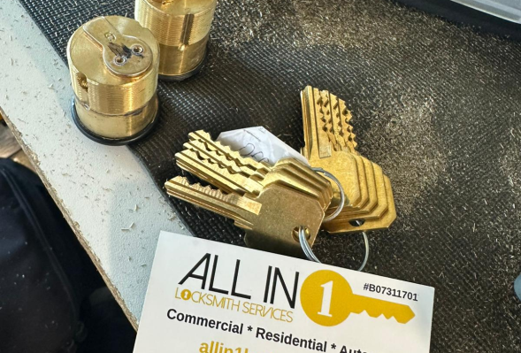 All in 1 Locksmith providing emergency lockout assistance and key duplication services.
